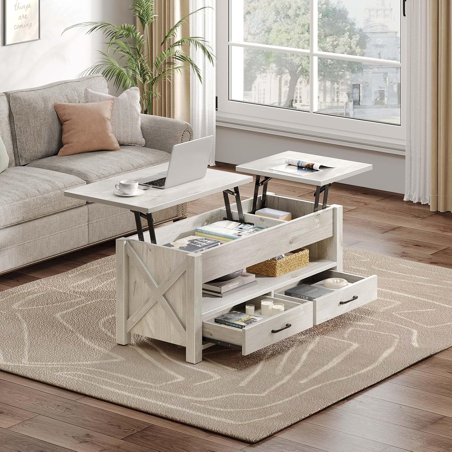 Elevating Coffee Table - Mesa de Café Elevatória