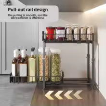 Organizador de Gaveta Expandível 2 Níveis