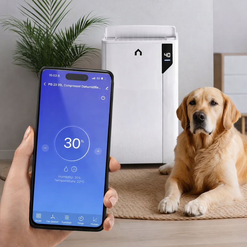 Desumidificador Norece Atmos Pro 20L™ com Modo de Lavanderia