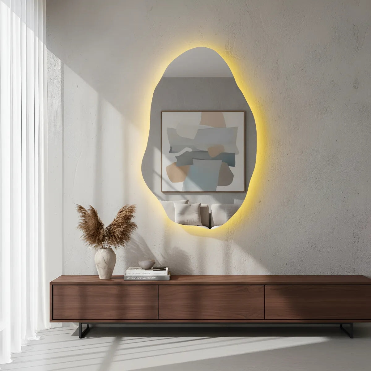 Norece Aura Organic 70 — Espelho LED Irregular