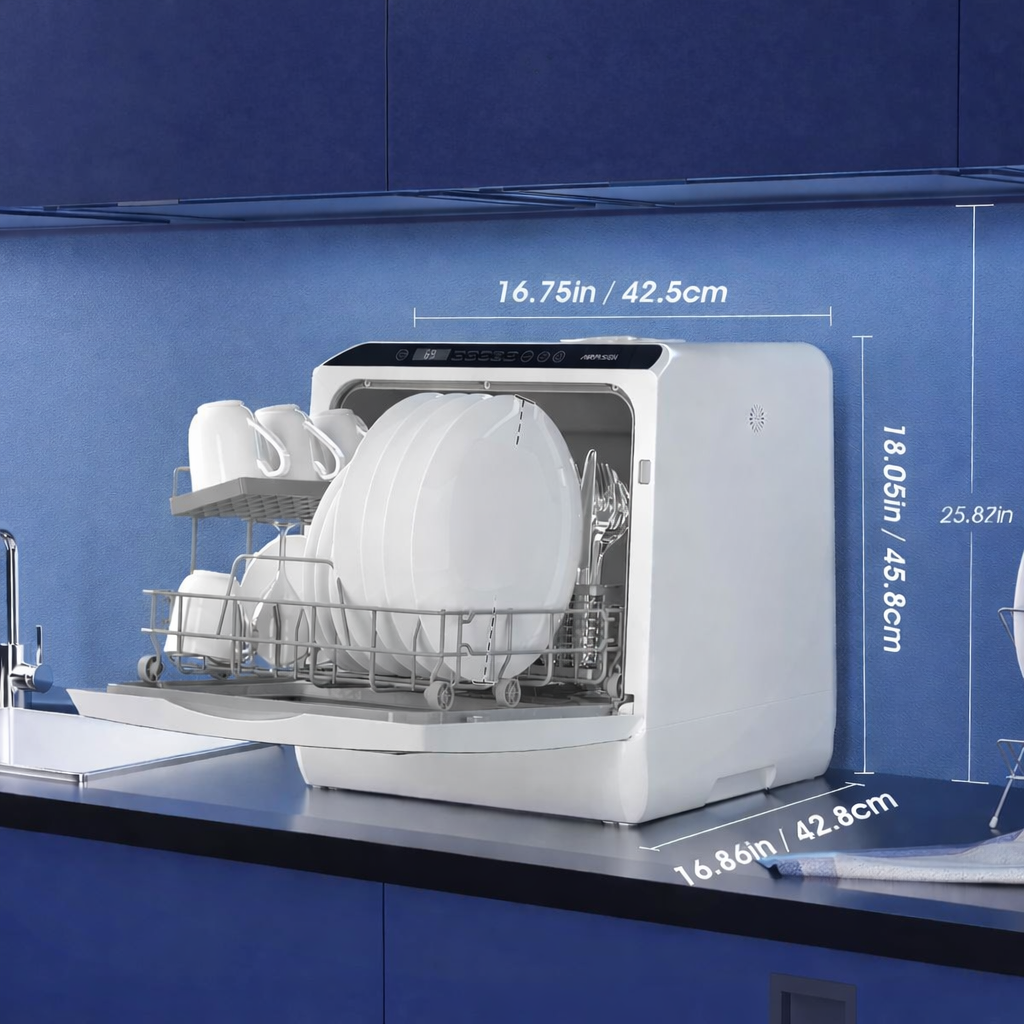 Máquina de Lavar Loiça de bancada Portátil 5 litros