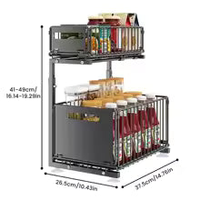 Organizador de Gaveta Expandível 2 Níveis