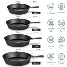 Cast Iron Frying Pan - Panela de Ferro Fundido para Cozinhar com Perfeição