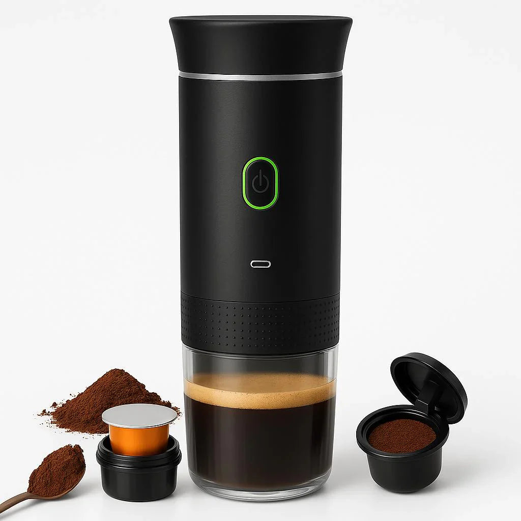 Portable Espresso Coffee Machine - Elétrico e Sem Fios