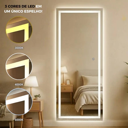 Norece LumiRect 170 — Espelho LED 3 Tons