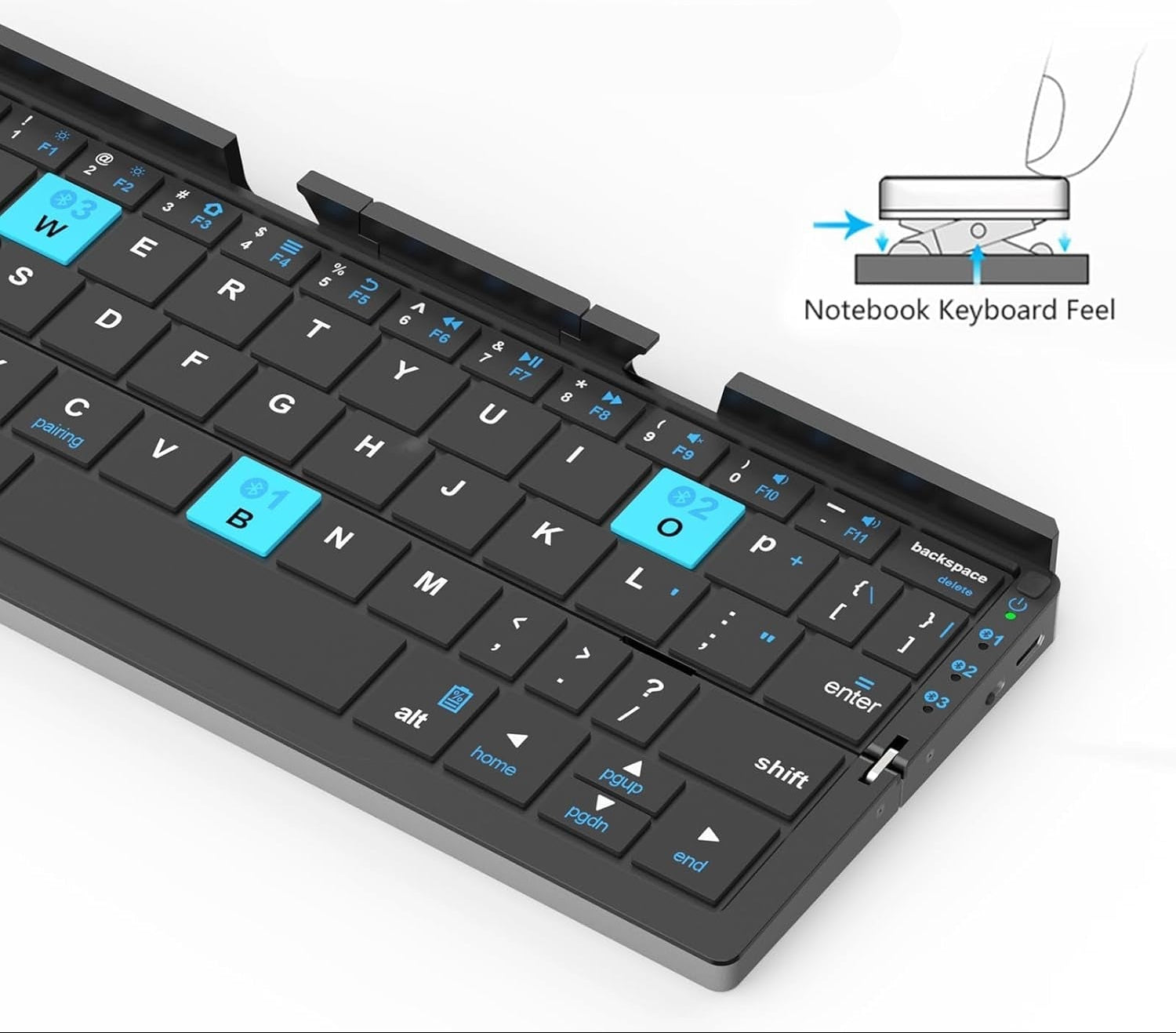 Teclado Bluetooth Dobrável