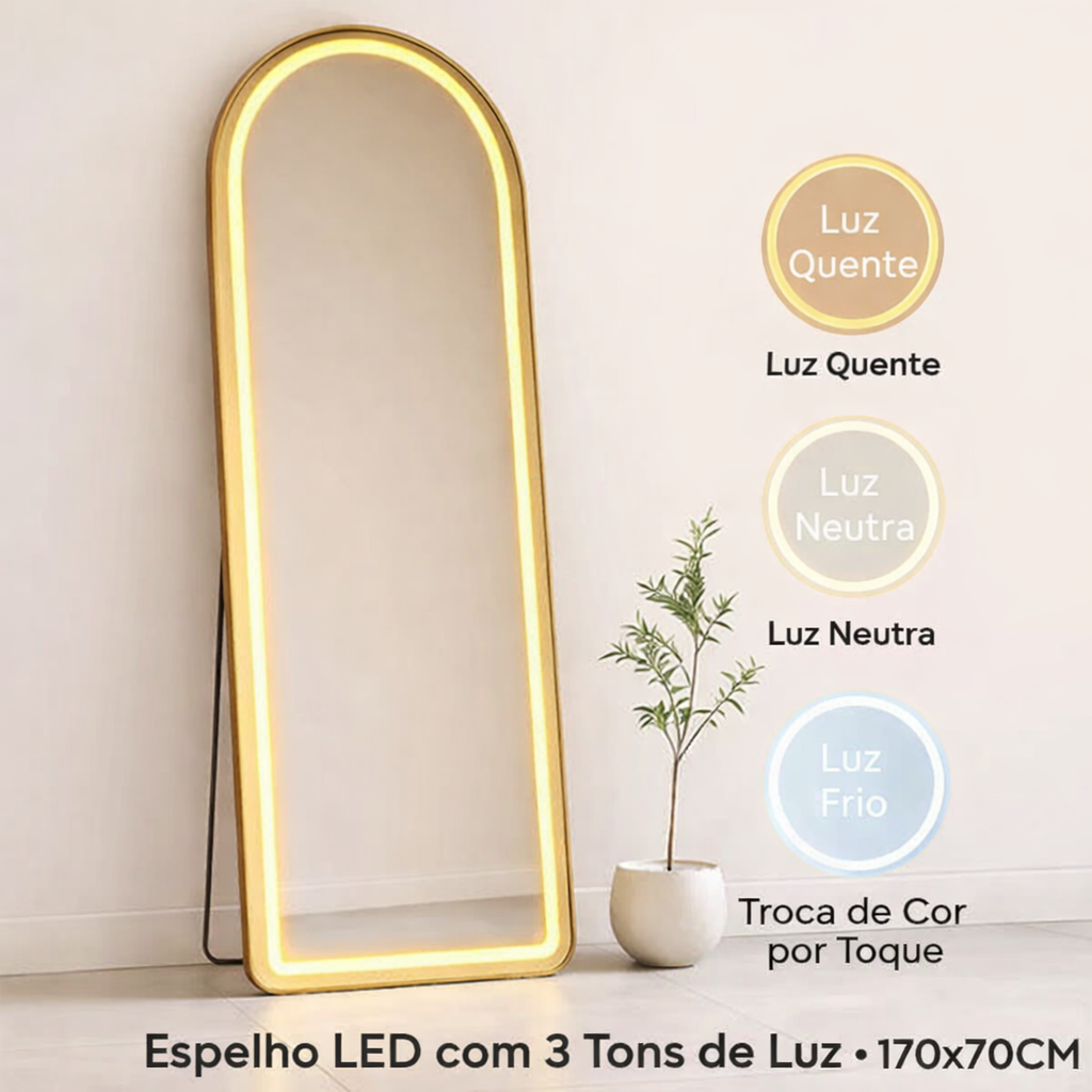 Norece Halo Line 170 — Espelho LED 3 Intensidades
