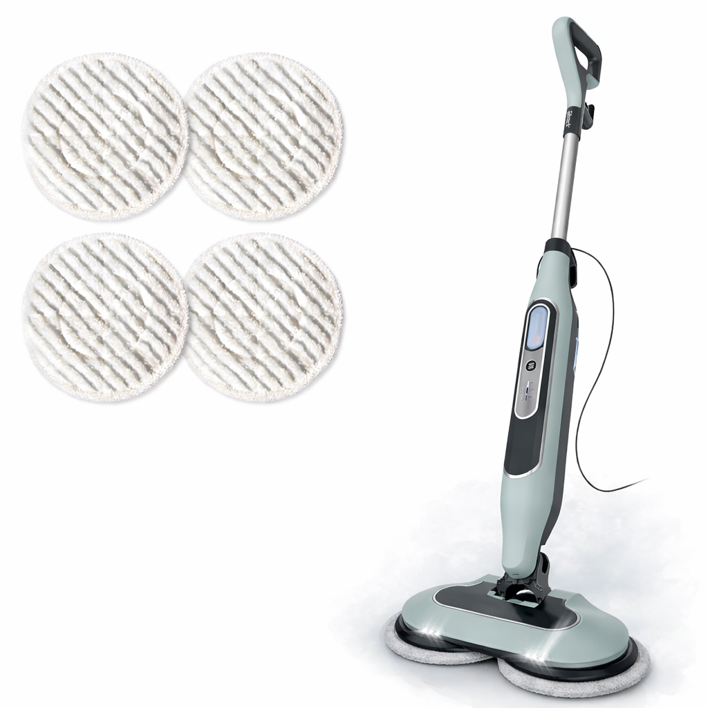 Esfregona a Vapor 2 em 1 Limpeza Profunda e Higienização de Pisos Rígidos