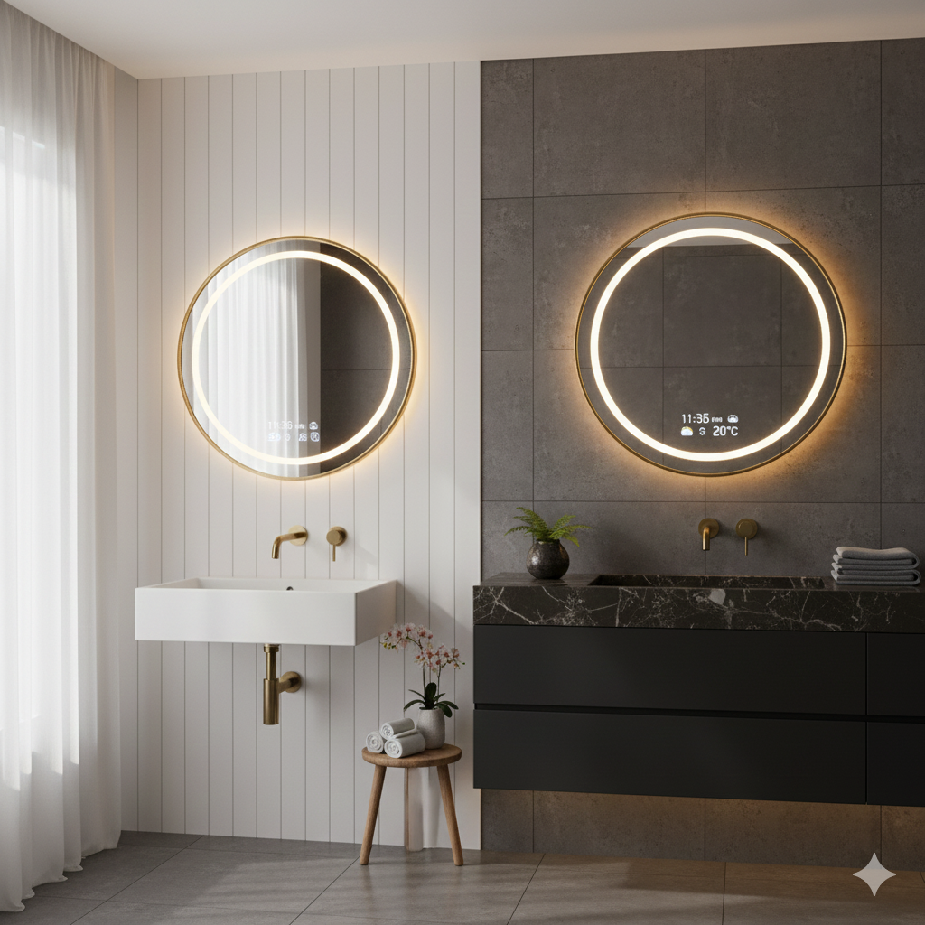 Espelho Smart com Leds  - Beleza e Funcionalidade para a sua casa de banho