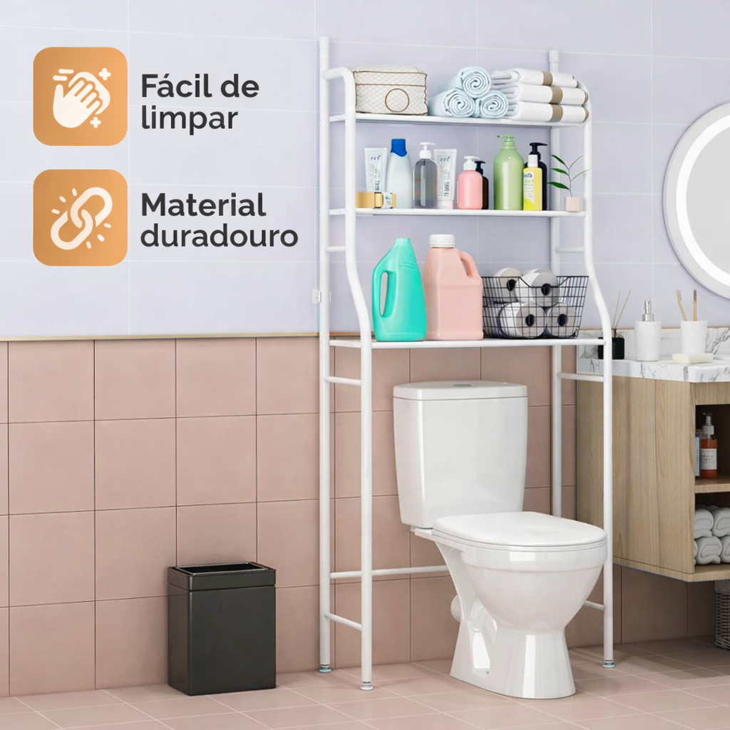 BathRack™ Estante para WC sobre Sanita